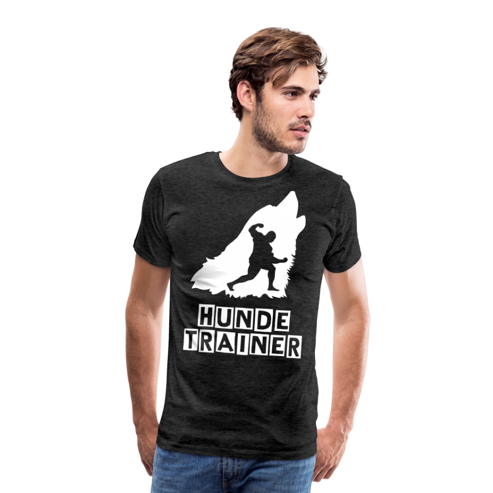 Männer Premium T-Shirt - Hundetrainer Design - Anthrazit