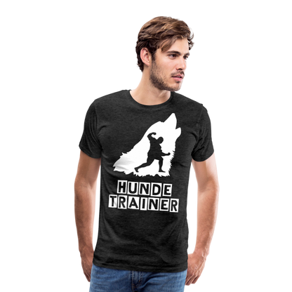 Männer Premium T-Shirt - Hundetrainer Design - Anthrazit