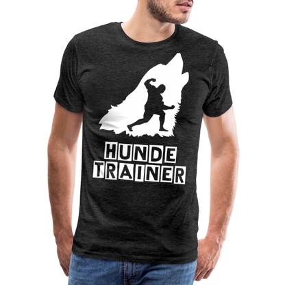 Männer Premium T-Shirt - Hundetrainer Design - Anthrazit