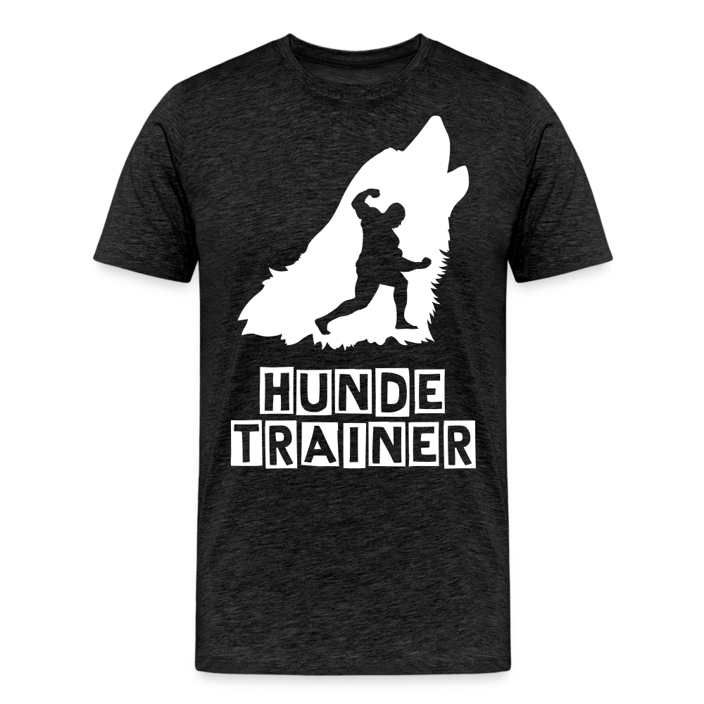 Männer Premium T-Shirt - Hundetrainer Design - Anthrazit