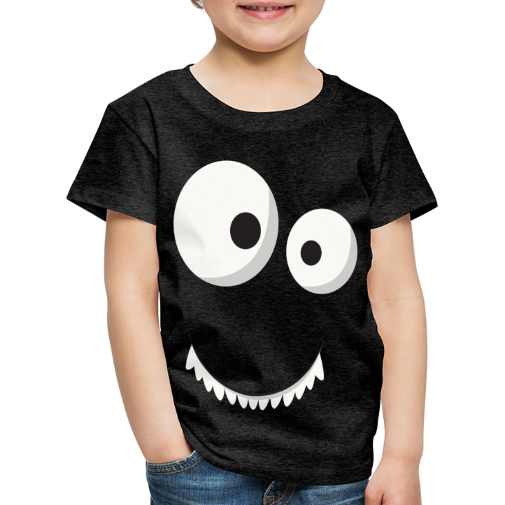 Kinder Premium T-Shirt - Monster Design - Anthrazit