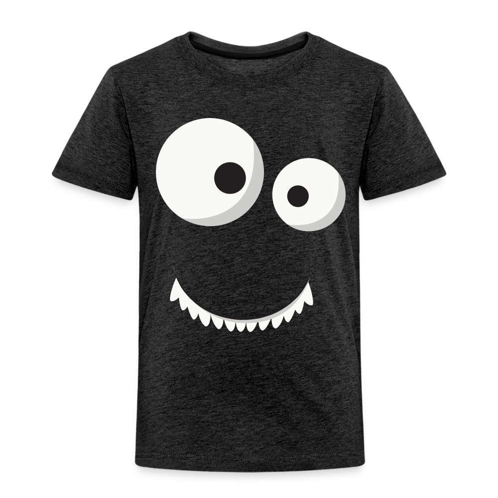 Kinder Premium T-Shirt - Monster Design - Anthrazit