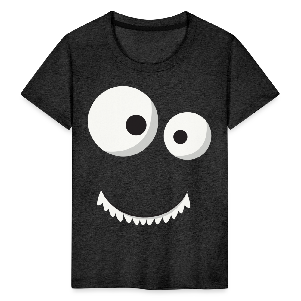 Kinder Premium T-Shirt - Monster Design - Anthrazit