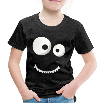 Kinder Premium T-Shirt - Monster Design - Anthrazit