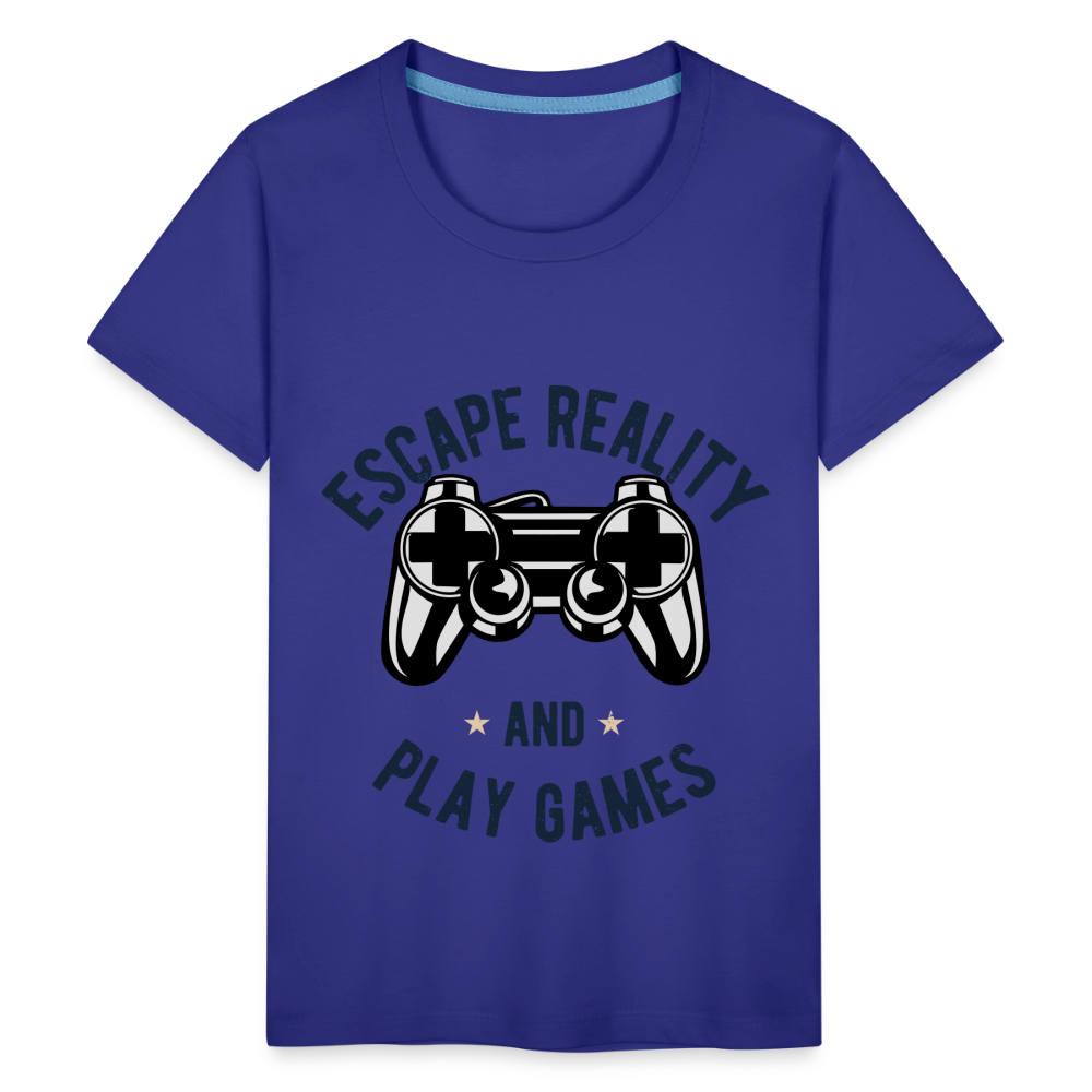 Teenager Premium T-Shirt - Gamer Design - Königsblau