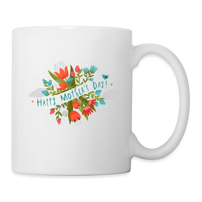 Tasse - Muttertag mit Happy Mother's Day Design - weiß