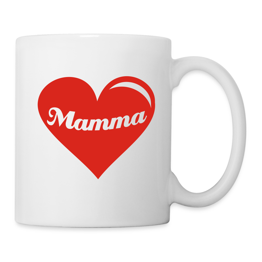 Tasse - Mamma - Muttertag - weiß