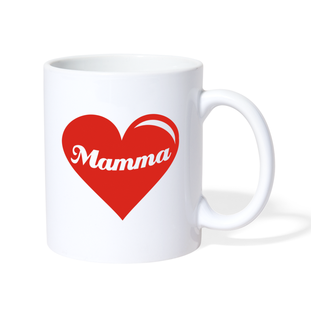 Tasse - Mamma - Muttertag - weiß