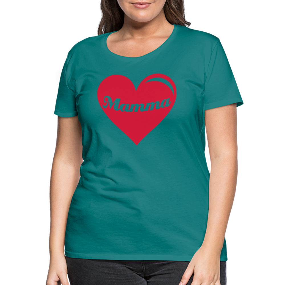 Frauen Premium T-Shirt - Mamma - Muttertags Design - Divablau