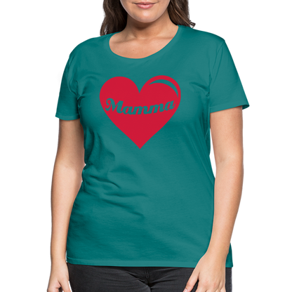 Frauen Premium T-Shirt - Mamma - Muttertags Design - Divablau