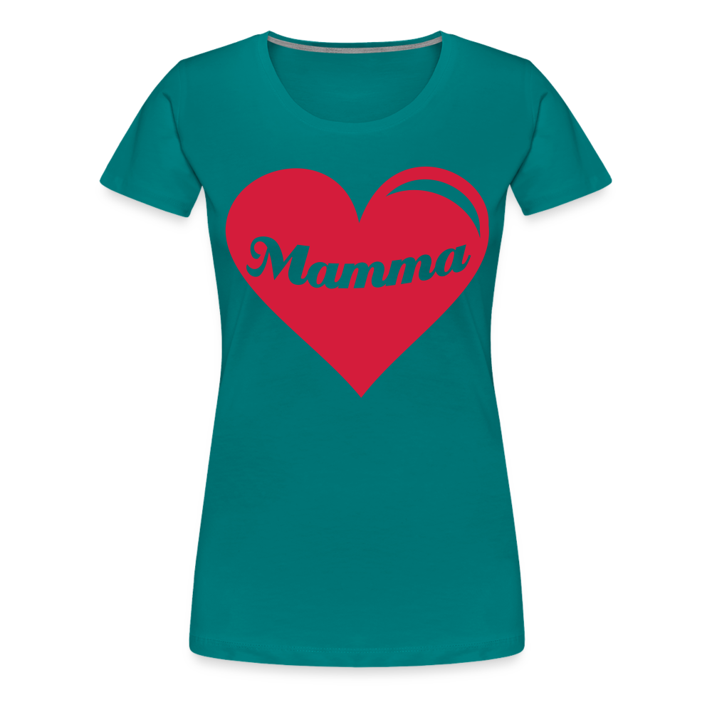 Frauen Premium T-Shirt - Mamma - Muttertags Design - Divablau