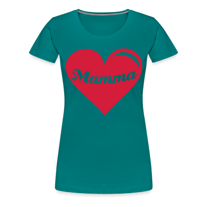 Frauen Premium T-Shirt - Mamma - Muttertags Design - Divablau