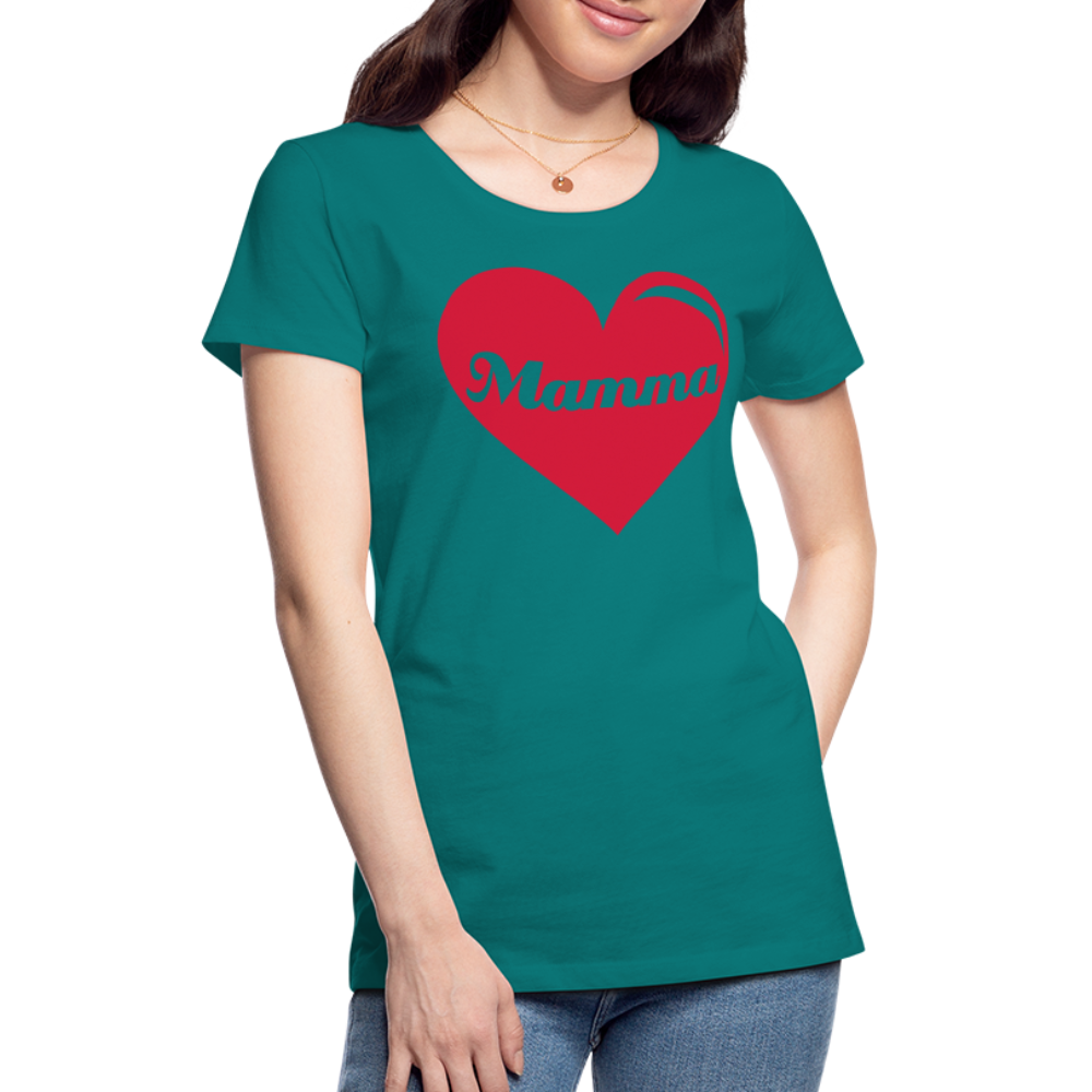 Frauen Premium T-Shirt - Mamma - Muttertags Design - Divablau