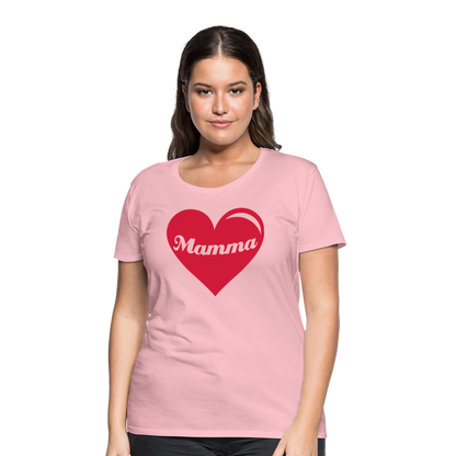 Frauen Premium T-Shirt - Mamma - Muttertags Design - Hellrosa