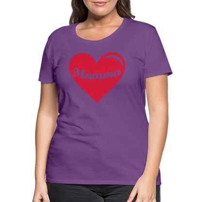 Frauen Premium T-Shirt - Mamma - Muttertags Design - Lila