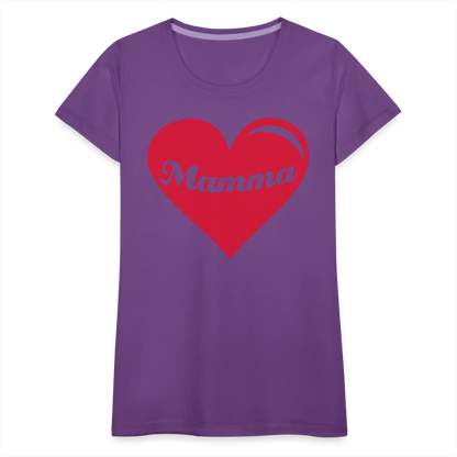 Frauen Premium T-Shirt - Mamma - Muttertags Design - Lila