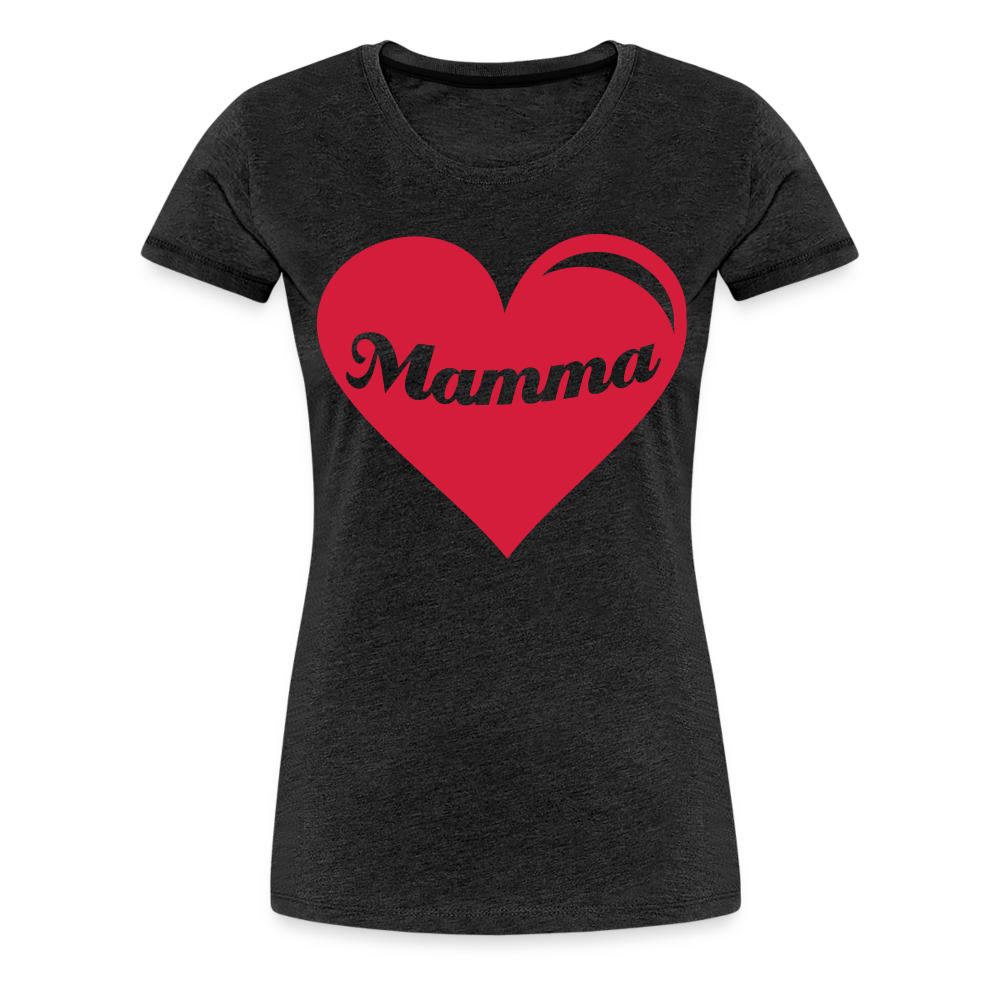 Frauen Premium T-Shirt - Mamma - Muttertags Design - Anthrazit