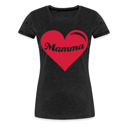 Frauen Premium T-Shirt - Mamma - Muttertags Design - Anthrazit