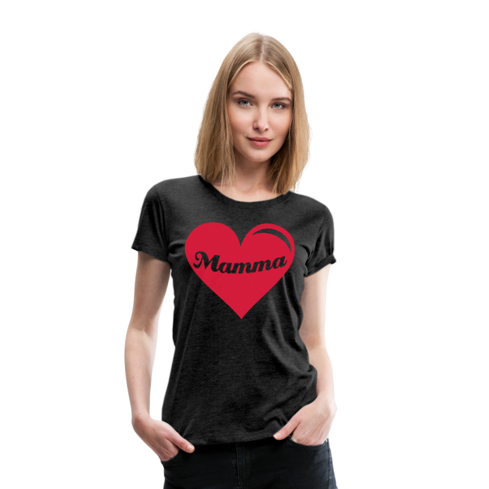 Frauen Premium T-Shirt - Mamma - Muttertags Design - Anthrazit