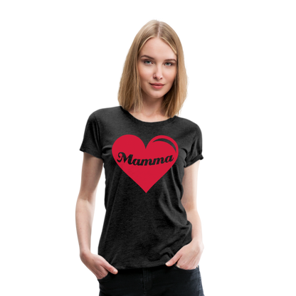 Frauen Premium T-Shirt - Mamma - Muttertags Design - Anthrazit