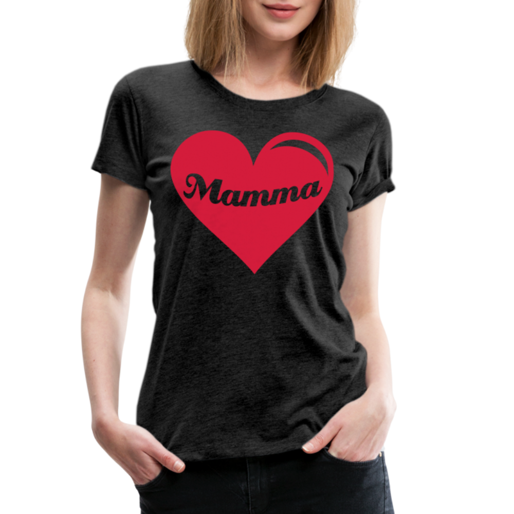 Frauen Premium T-Shirt - Mamma - Muttertags Design - Anthrazit