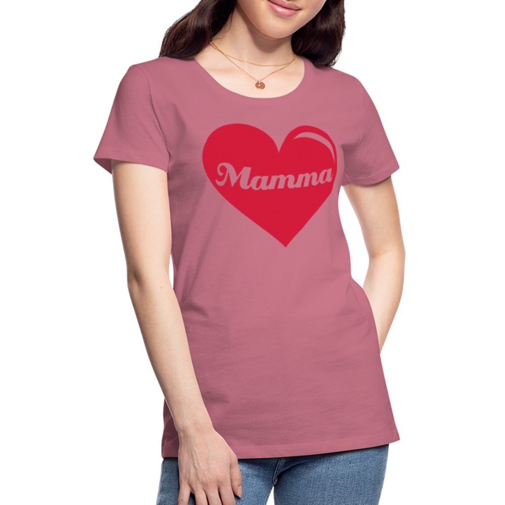 Frauen Premium T-Shirt - Mamma - Muttertags Design - Malve