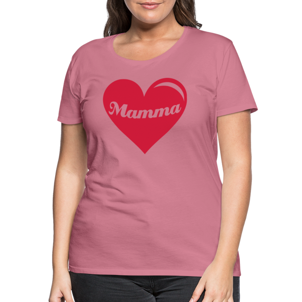 Frauen Premium T-Shirt - Mamma - Muttertags Design - Malve