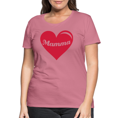 Frauen Premium T-Shirt - Mamma - Muttertags Design - Malve