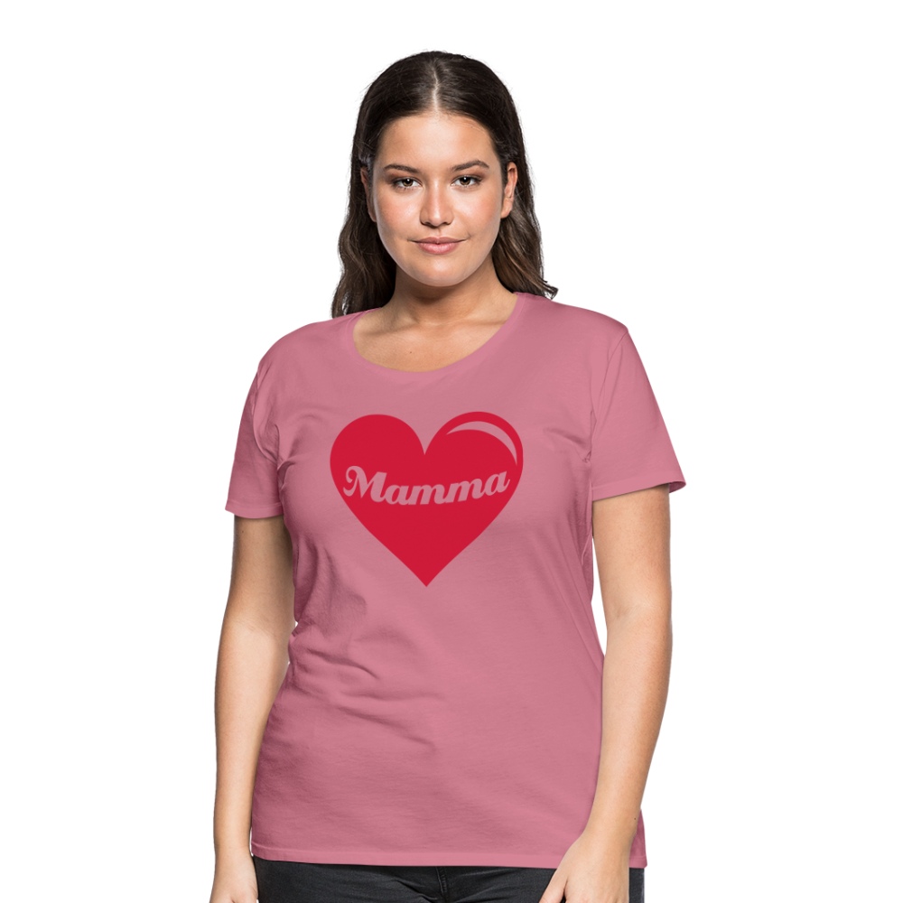 Frauen Premium T-Shirt - Mamma - Muttertags Design - Malve