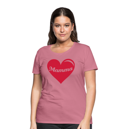 Frauen Premium T-Shirt - Mamma - Muttertags Design - Malve