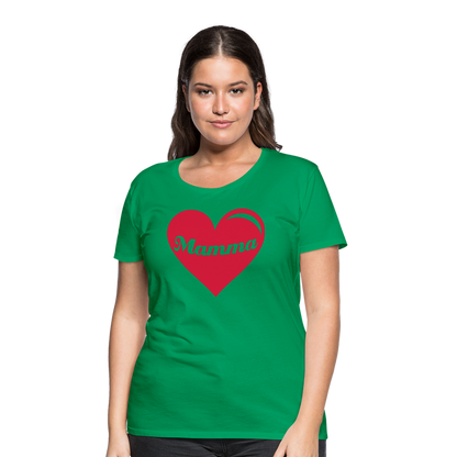 Frauen Premium T-Shirt - Mamma - Muttertags Design - Kelly Green