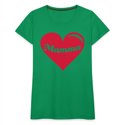 Frauen Premium T-Shirt - Mamma - Muttertags Design - Kelly Green