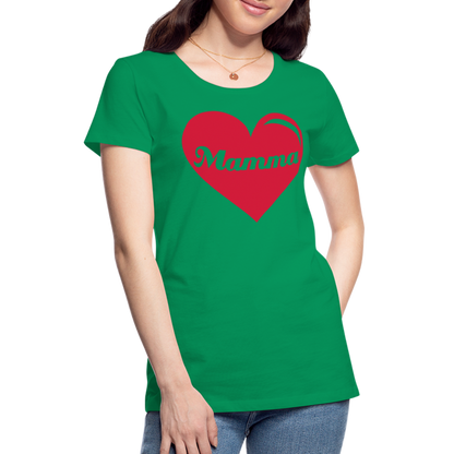 Frauen Premium T-Shirt - Mamma - Muttertags Design - Kelly Green