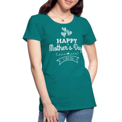 Frauen Premium T-Shirt - Happy Mother's Day - Muttertags Design - Divablau