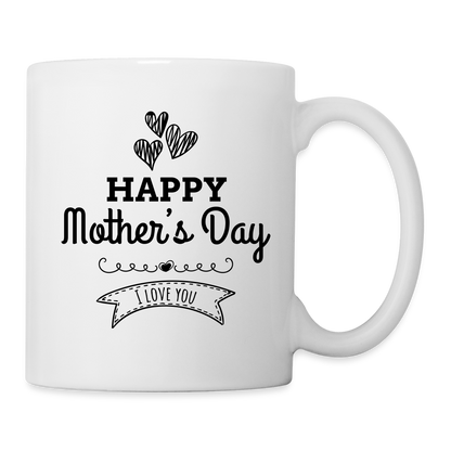 Tasse - Happy Mother's Day - Muttertags Design - weiß