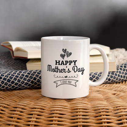 Tasse - Happy Mother's Day - Muttertags Design - weiß