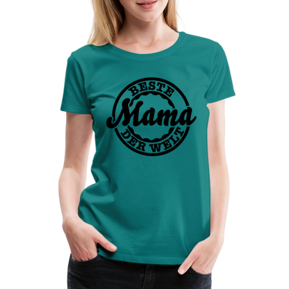 Frauen Premium T-Shirt - Beste Mama der Welt - Divablau