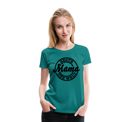 Frauen Premium T-Shirt - Beste Mama der Welt - Divablau