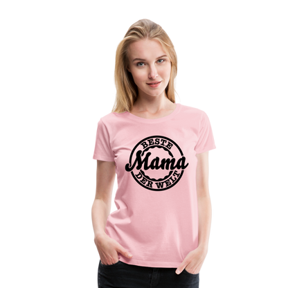 Frauen Premium T-Shirt - Beste Mama der Welt - Hellrosa