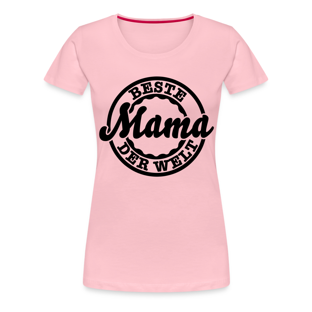 Frauen Premium T-Shirt - Beste Mama der Welt - Hellrosa