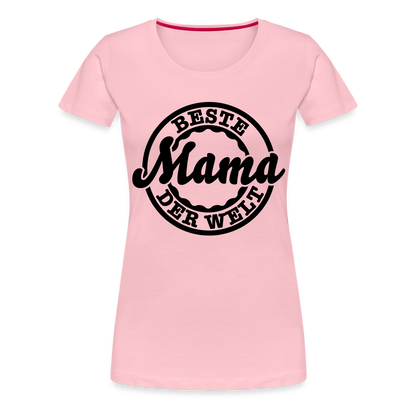 Frauen Premium T-Shirt - Beste Mama der Welt - Hellrosa