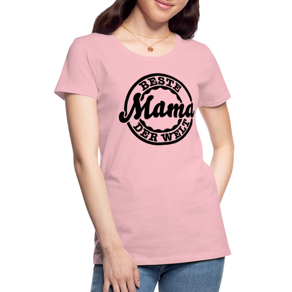 Frauen Premium T-Shirt - Beste Mama der Welt - Hellrosa