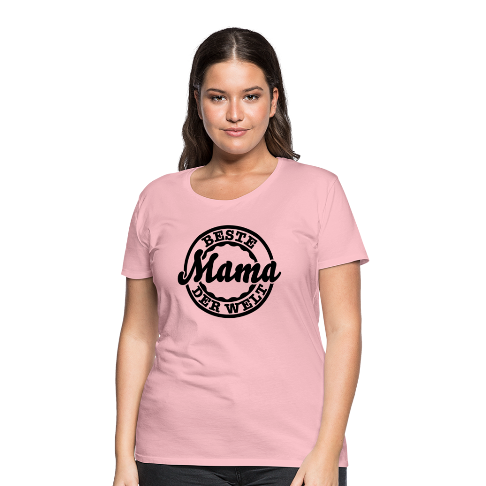 Frauen Premium T-Shirt - Beste Mama der Welt - Hellrosa