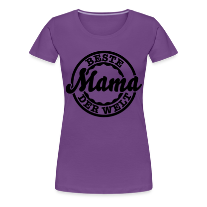 Frauen Premium T-Shirt - Beste Mama der Welt - Lila