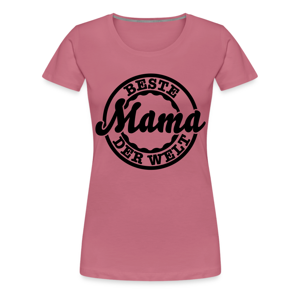 Frauen Premium T-Shirt - Beste Mama der Welt - Malve