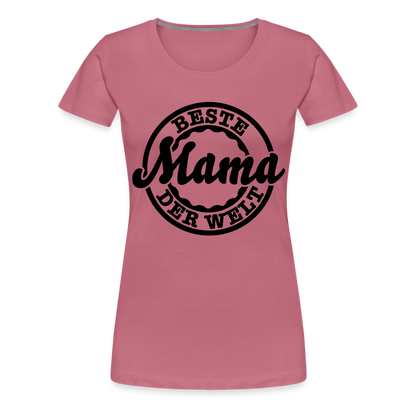 Frauen Premium T-Shirt - Beste Mama der Welt - Malve