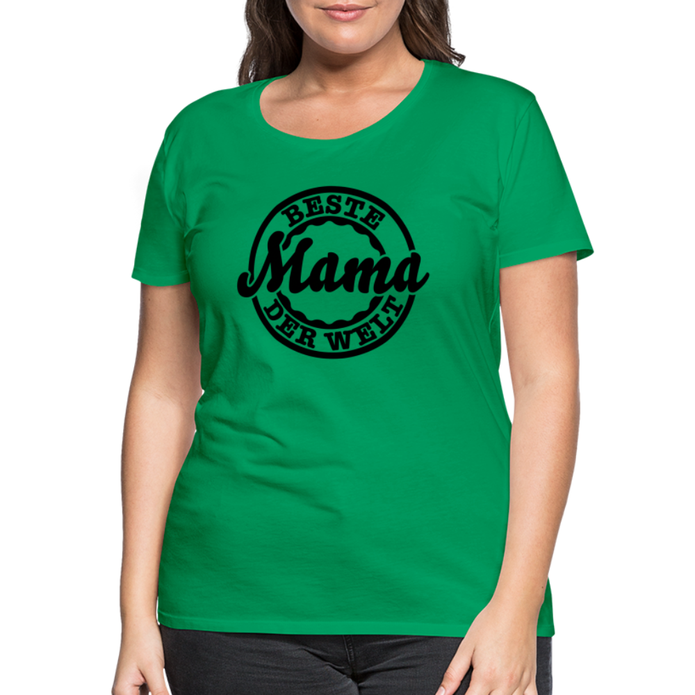 Frauen Premium T-Shirt - Beste Mama der Welt - Kelly Green