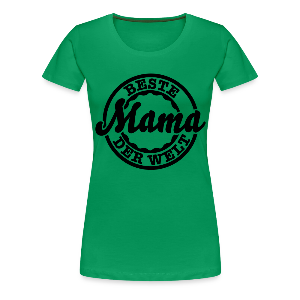 Frauen Premium T-Shirt - Beste Mama der Welt - Kelly Green