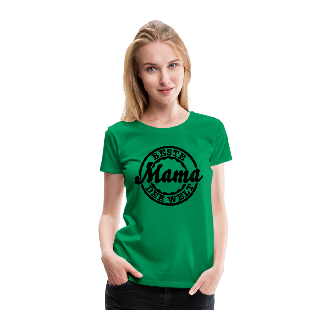 Frauen Premium T-Shirt - Beste Mama der Welt - Kelly Green