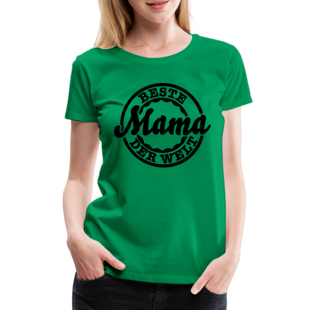 Frauen Premium T-Shirt - Beste Mama der Welt - Kelly Green